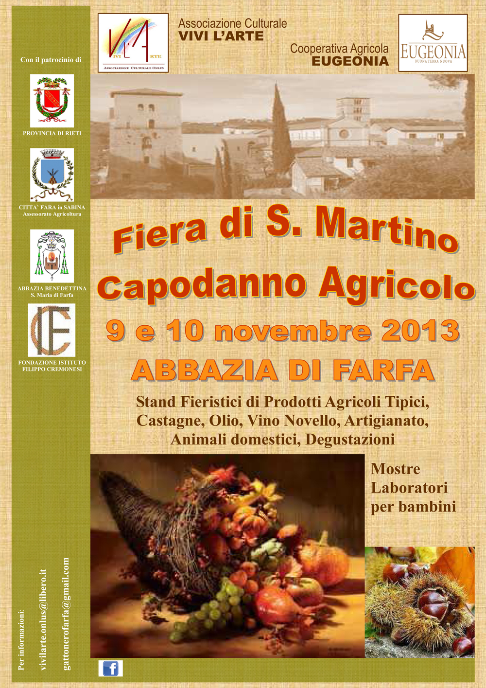 Fiera di San Martino - Farfa 9 e 10 novembre 2013