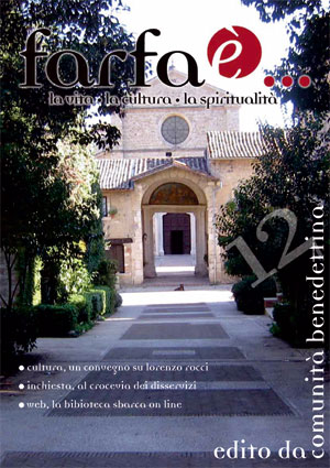 Copertina della rivista anno III n. 12 marzo - 2009